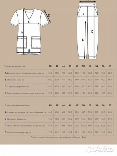 Медицинский костюм женский 50 52