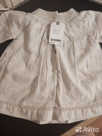 Платье для девочки 62 68 размера next Baby