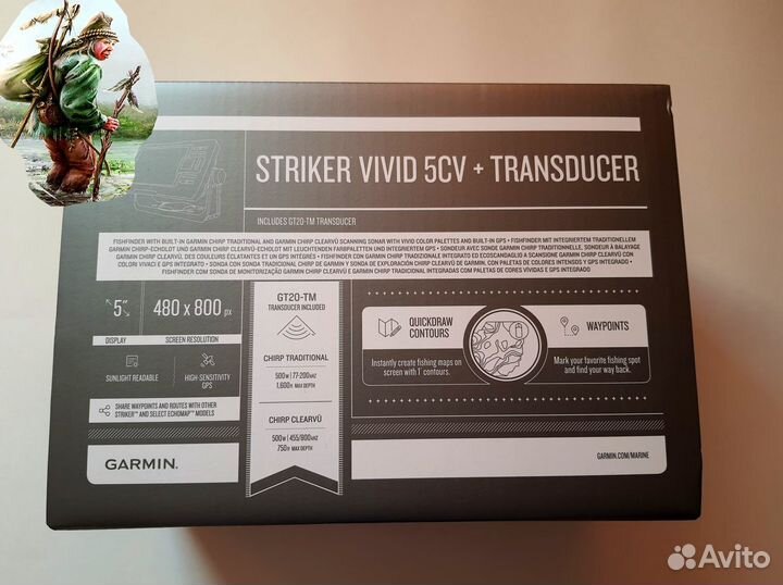 Эхолот Garmin Striker Vivid 5cv