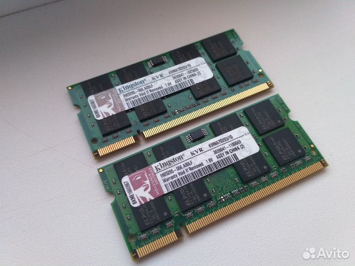 Оперативная память SO-dimm DDR2 1Gb