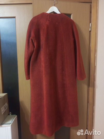 Пальто женское 46 48 длинное шерсть