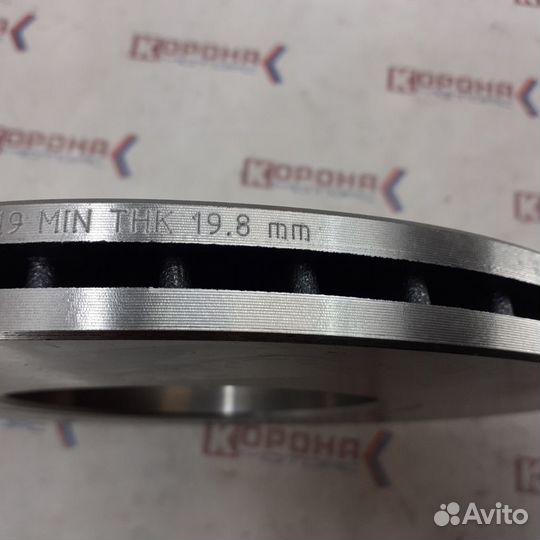 Диск тормозной передний Nissan note