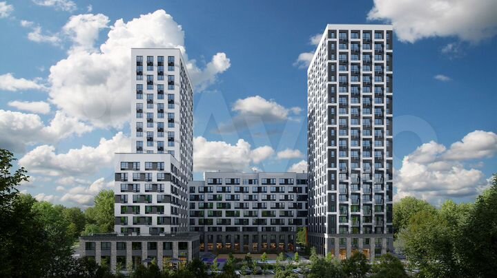 2-к. квартира, 80,1 м², 9/21 эт.