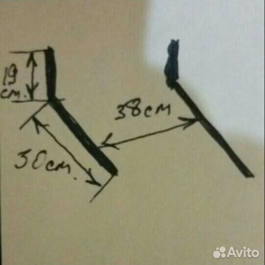 Полка под микроволновку подвесная металлическая