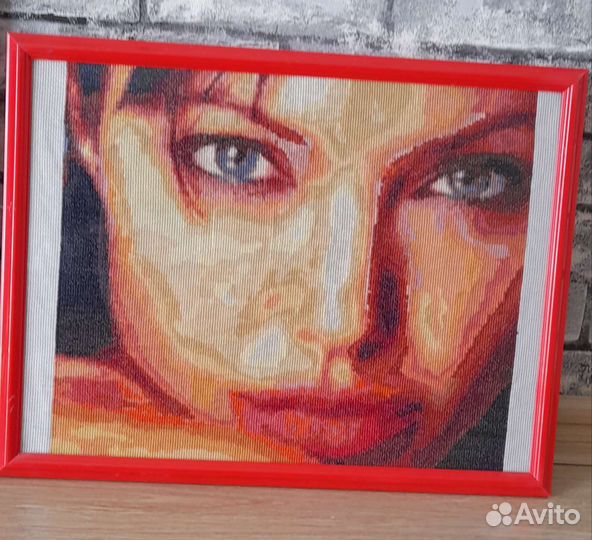Картина. Вышивка крестиком. Ручная работа