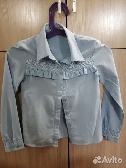 Блузки школьные для девочки 122