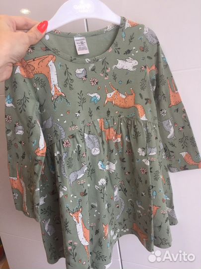 Вещи пакетом для девочки 86 92