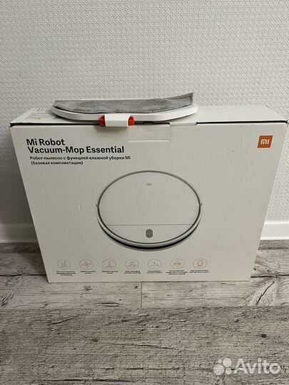 Робот пылесос xiaomi mi robot vacuum mop essential