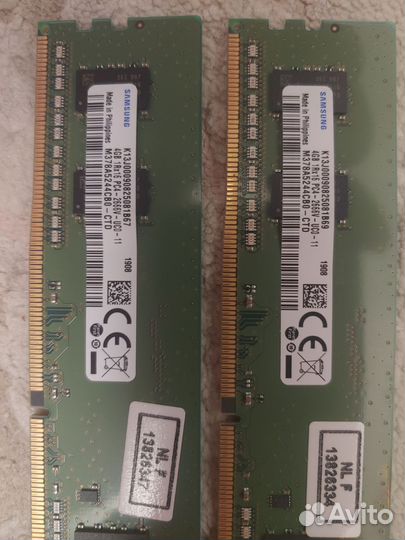 Оперативная память ddr4 samsung