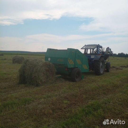 Сено в рулонах