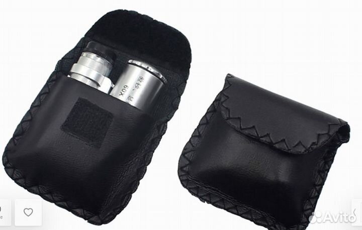 Мини-микроскоп 60х с подсветкой и UV