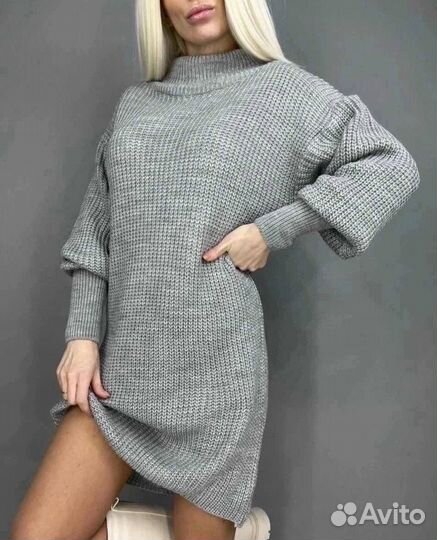 Платье вязаное женское 44-52