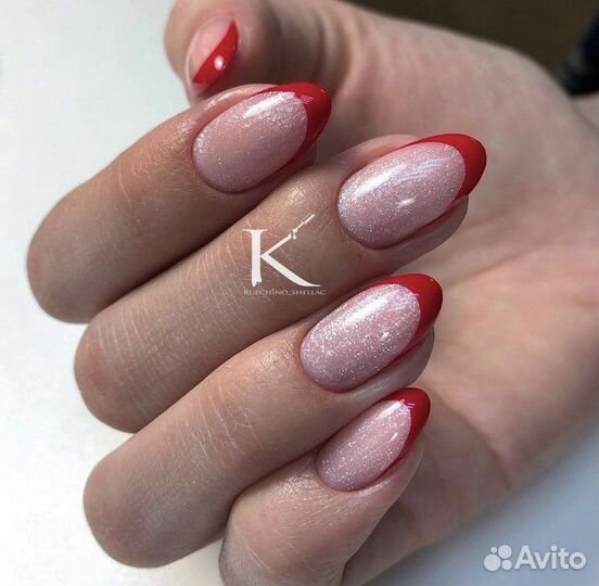 Маникюр шелак гельлак shellac