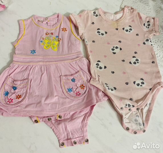 Вещи пакетом для девочки до года