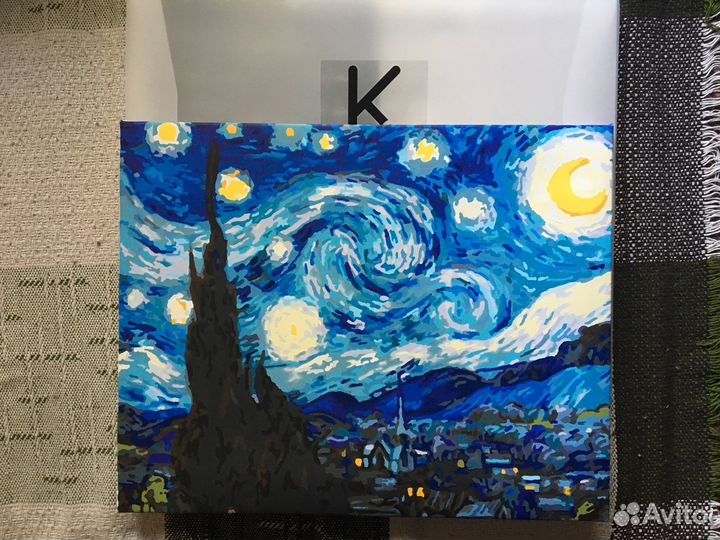 Готовая картина по номерам