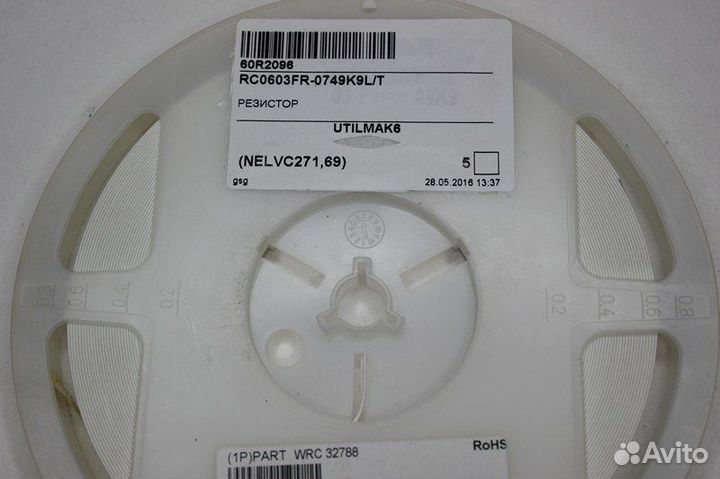 5000 шт RC0603FR-0749K9L/T RC0603FR чип 0603 49.9К