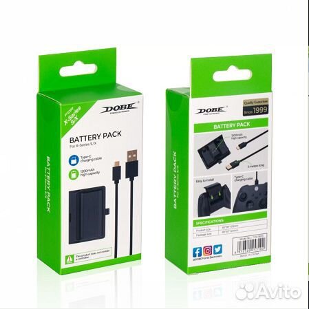 Аккумулятор Xbox Series S/X для геймпада 1200 mAh