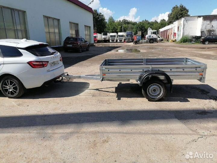 Прицеп оцинкованный мзса 2453*1231 мм