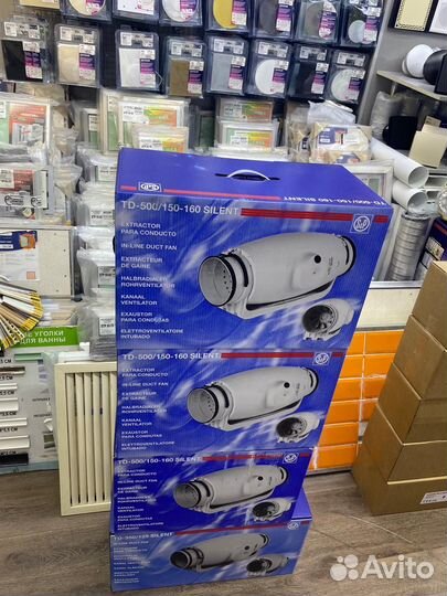 Канальный вентилятор Td 160/100 silent