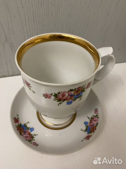 Бокал - гигант Дулево фарфор