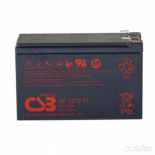 Аккумулятор CSB GP 1272(28W) новый