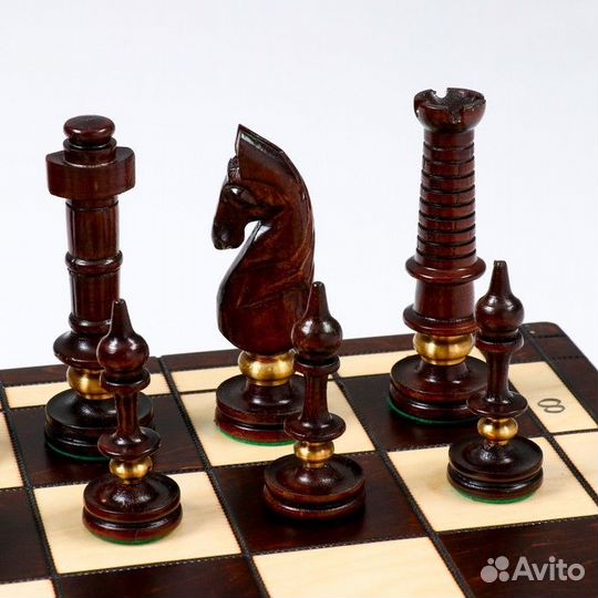 Шахматы 'Королевские', 62 х 62 см, король h-12,5 с