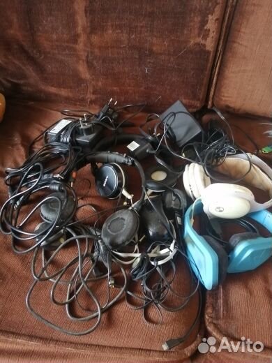 Наушники и провода (пакет)