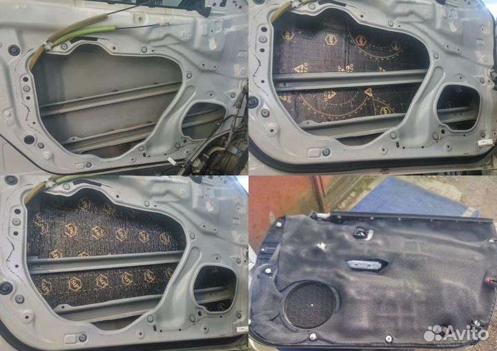 Шумоизоляция дверей автомобиля