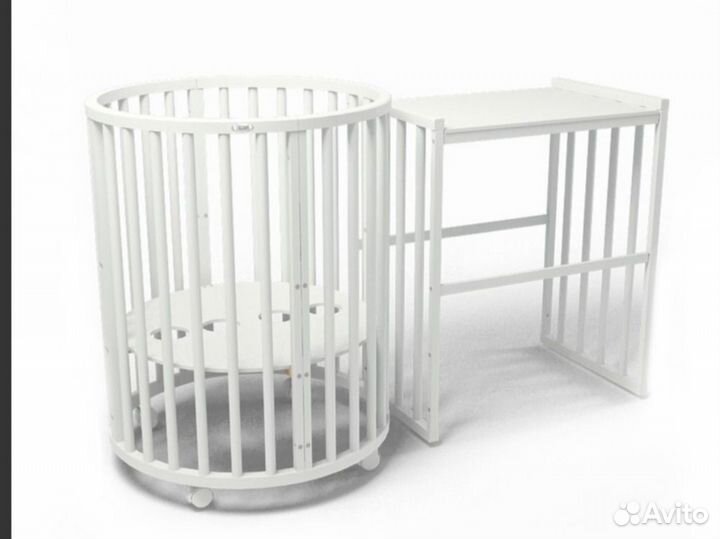 Детская кроватка круглая
