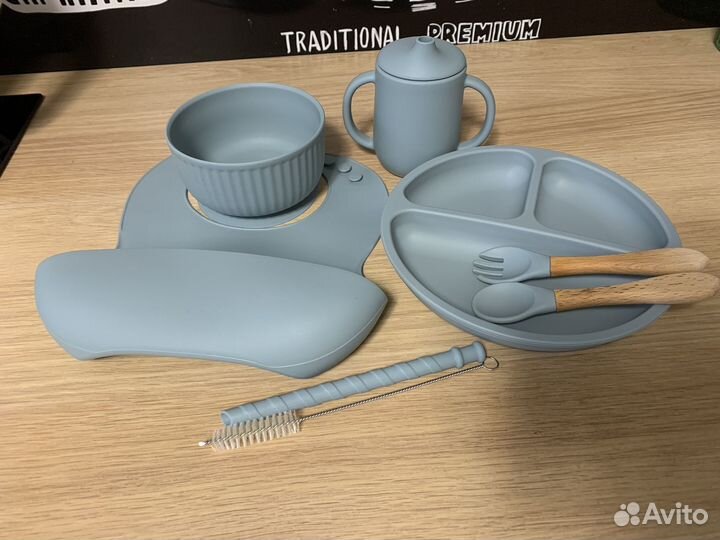 Набор силиконовой посуды детский