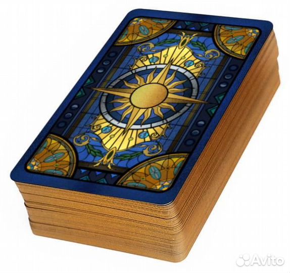 Карты Таро The World of Visions Tarot 12cm, Taroteca / Мир Видений 12 см золотой срез 63820
