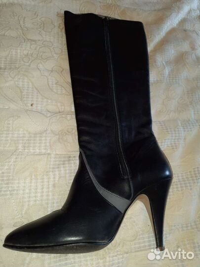 Сапоги Женские Италия кожа натуральная