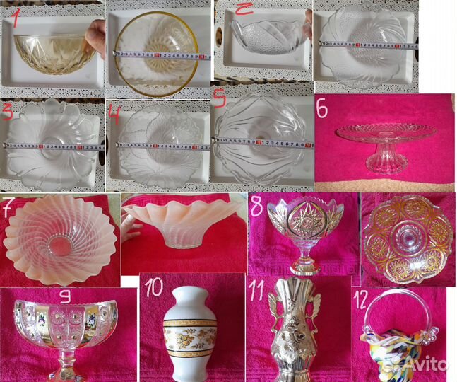 Вазы, салатники, конфетницы, супница