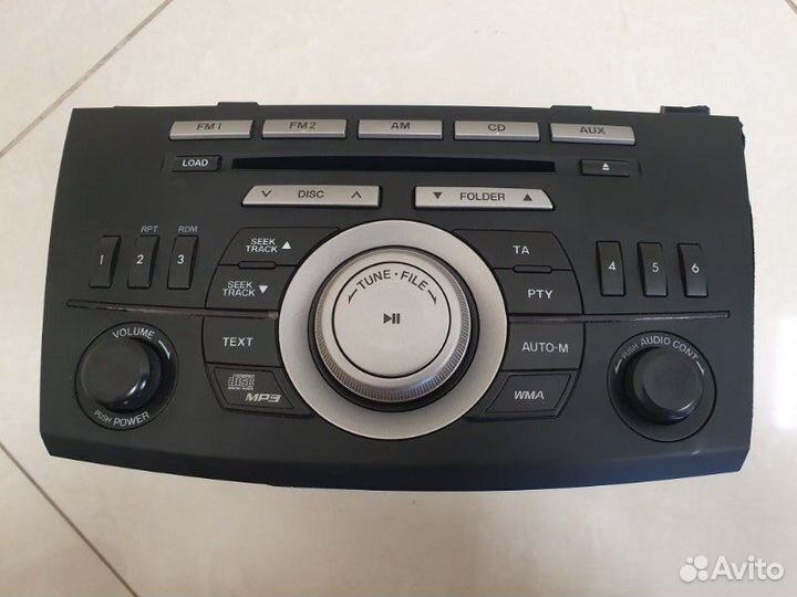 Магнитола штатная Mazda Mazda3 BL Z6 2011