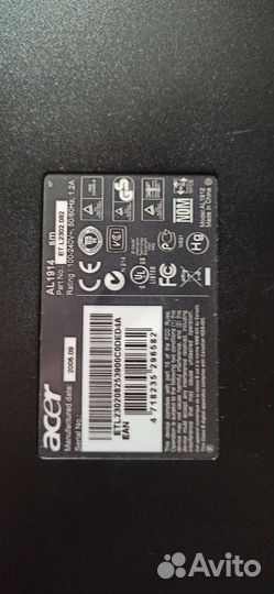 Монитор acer al1914 19