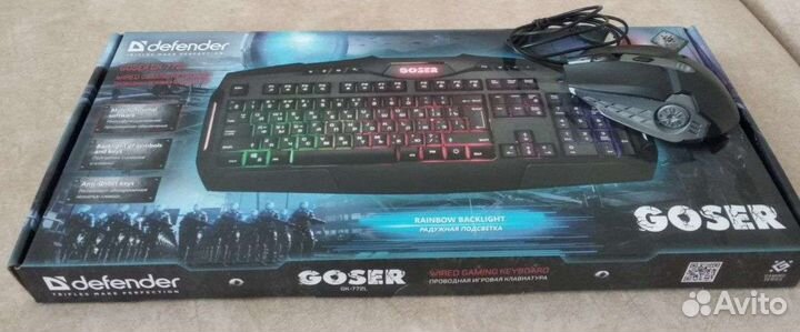 Игровая клавиатура и мышь