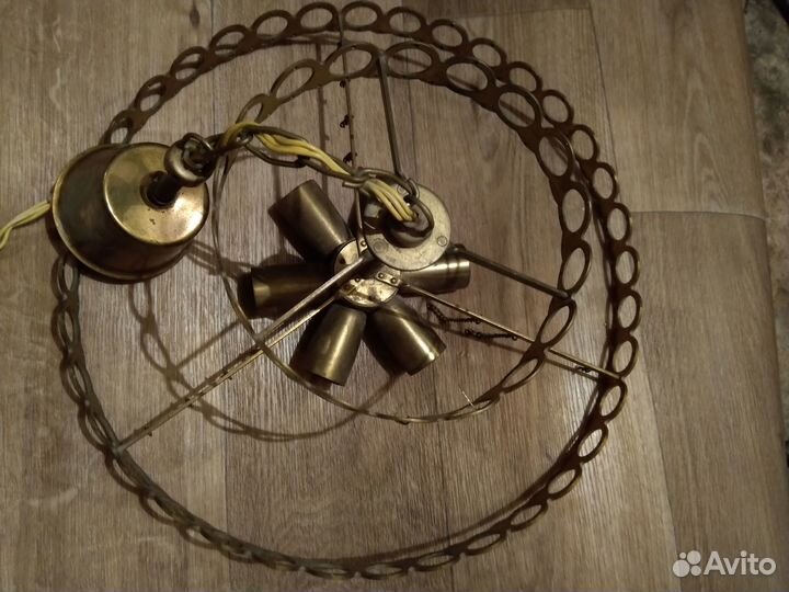 Люстра латунь СССР