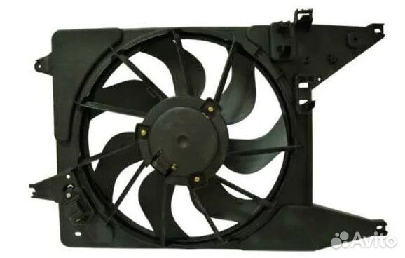 Диффузор радиатора в сборе Renault Logan 1.6 2008