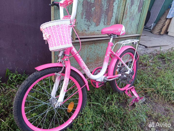 Детский велосипед для девочки, 18 колеса