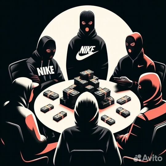 Футболка Nike черная и белая