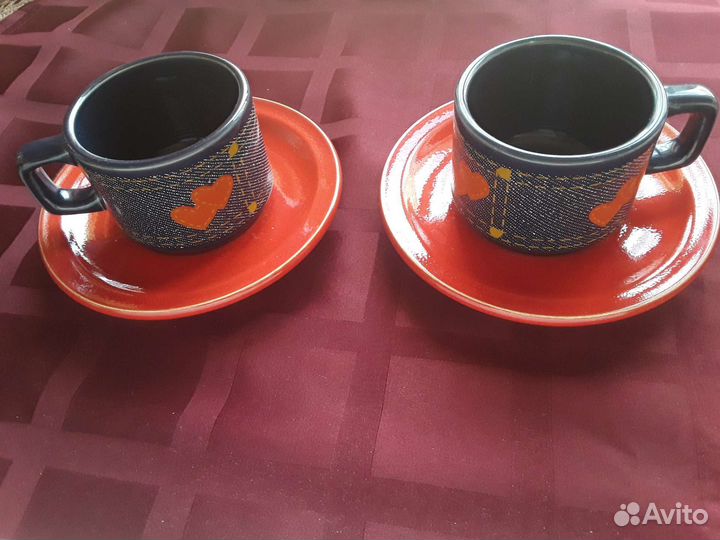 Набор чайных пар Югославская керамика