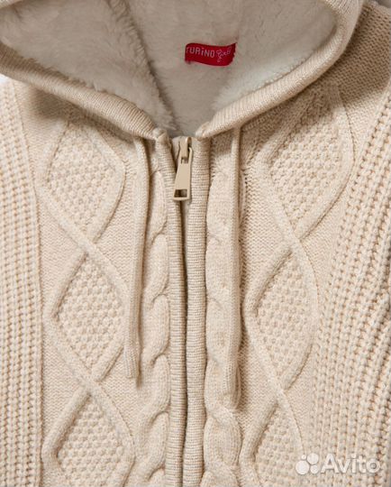 Толстовка для девочки вязаная