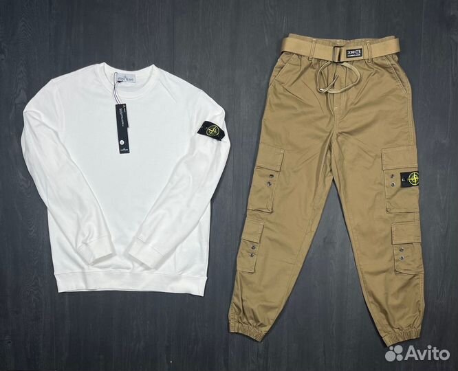 Костюм свитшот и джогеры Stone Island