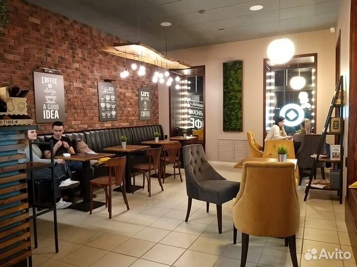 Кофейня 80м2 по франшизе. Доход до 500 000 р./мес