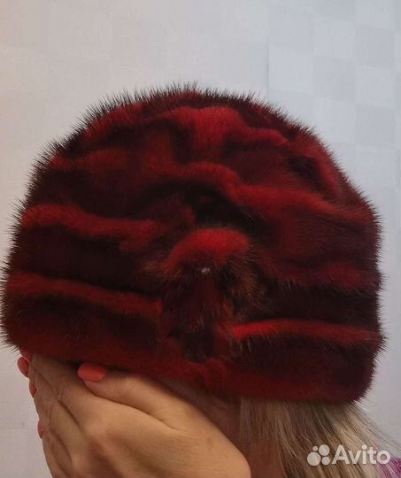 Шапочка норковая