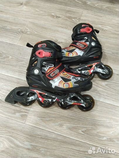 Роликовые коньки раздвижные 31-36
