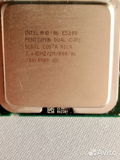 Процессор intel pentium e5300