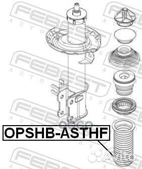 Пыльник переднего амортизатора opshbasthf Febest
