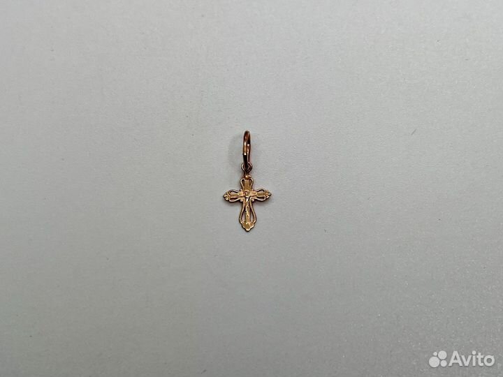 Золотой крест 585 пробы
