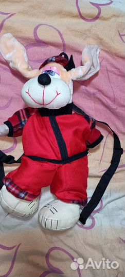 Игрушка рюкзак собака